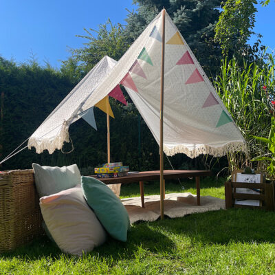 Kinder Sonnensegel Set - Gemütliche Schattenoase für kleine Gäste