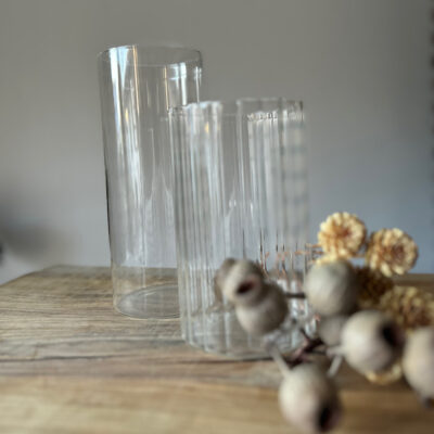Glas Zylinder Vasen